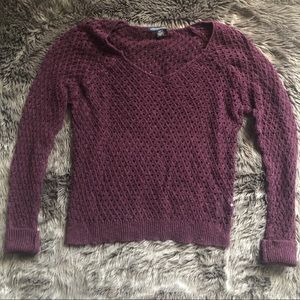 American Eagle large knit sweater